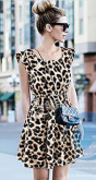Vestido Animal Print