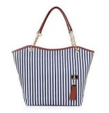 Bolsa Listras. Preta vermelha ou azul