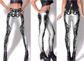 Legging esbranquiçada Ossos