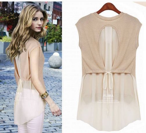 Blusa 2 tecidos